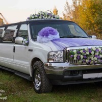 аренда красивых свадебных украшений на машины